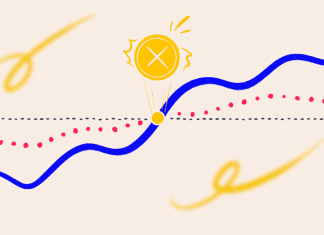 What is a golden cross pattern and how does it work?